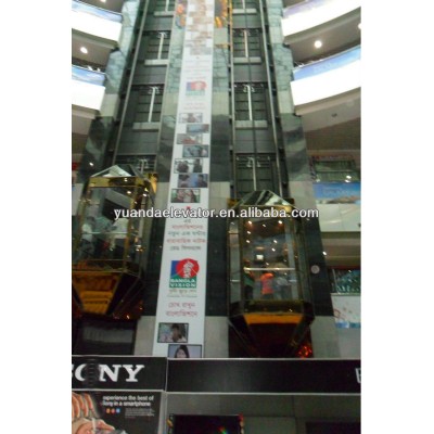 Yuanda shopping mall outdoor elevator